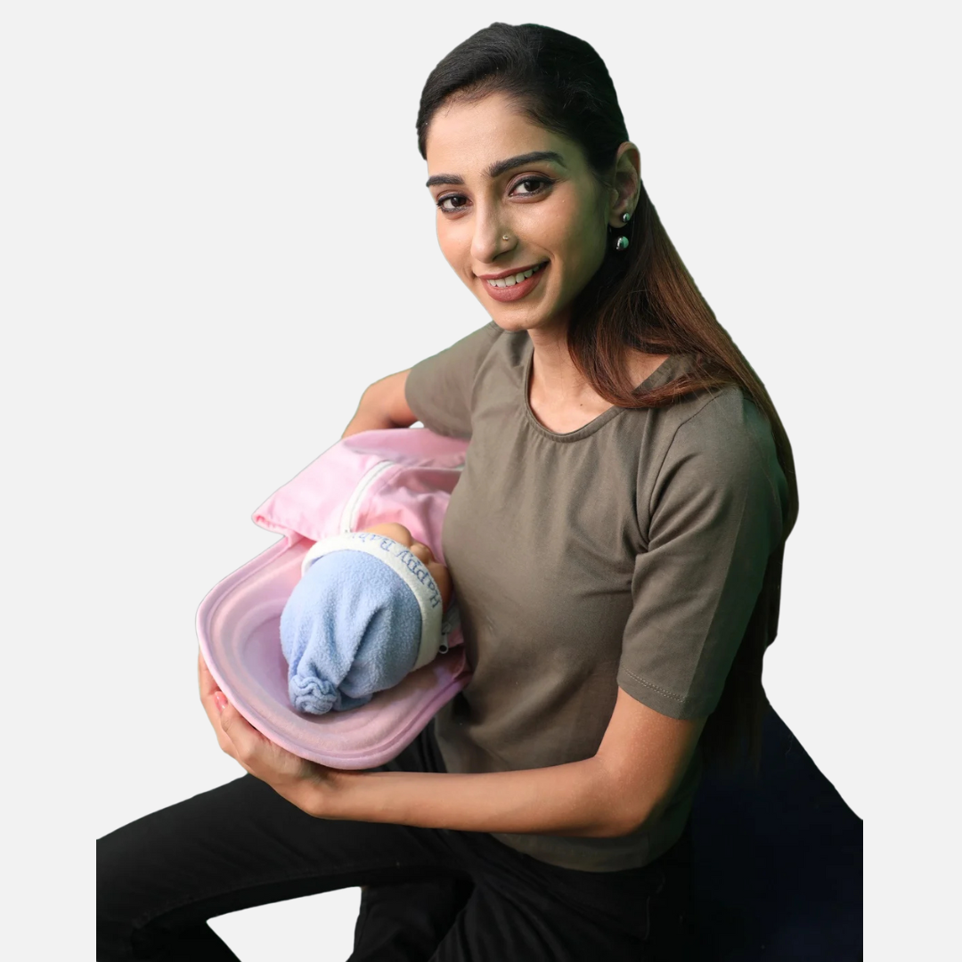 2-in-1 Infant Carrier | Feeding Pillow Chain Nest
