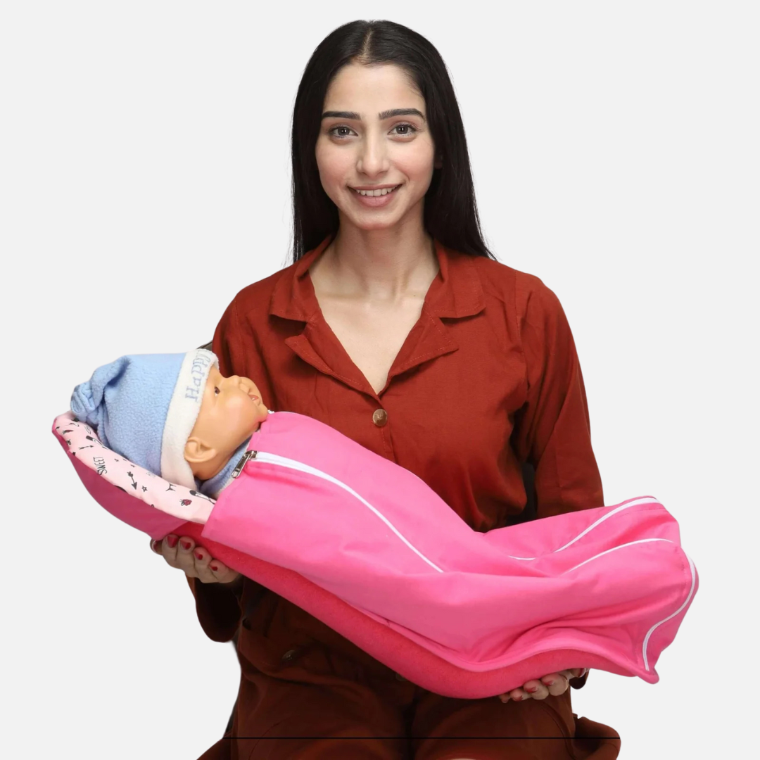 2-in-1 Infant Carrier | Feeding Pillow Chain Nest