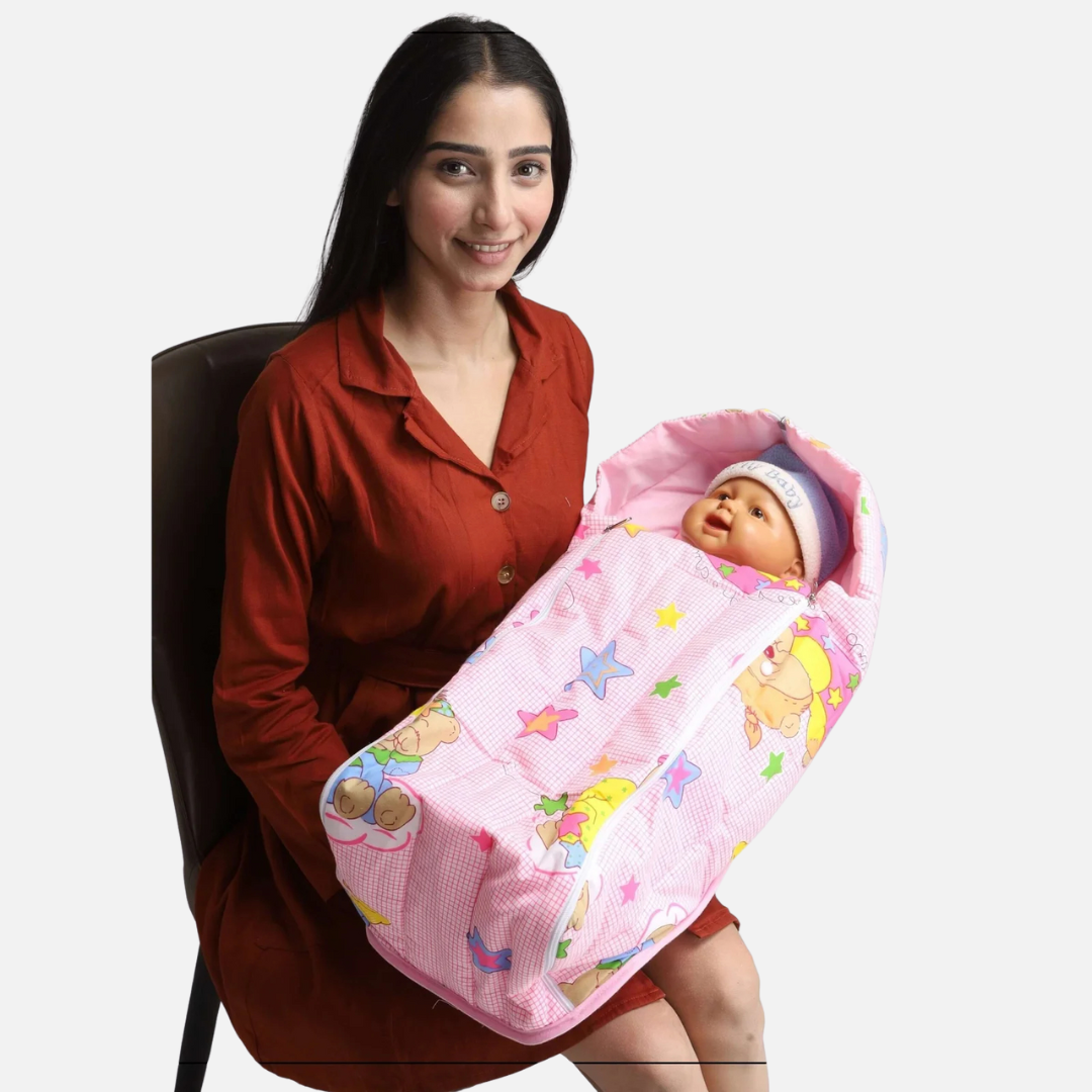 2-in-1 Infant Carrier | Feeding Pillow Quilt Covered