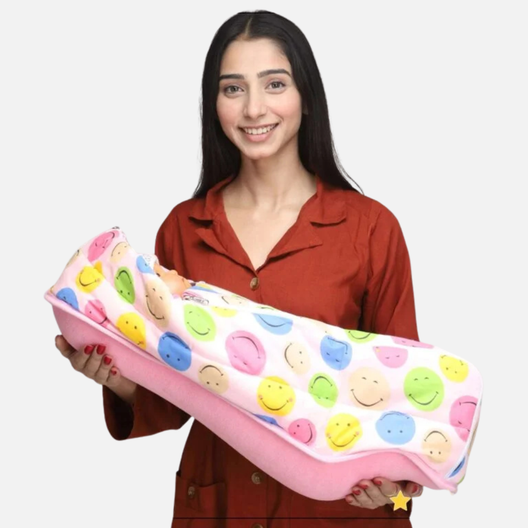 2-in-1 Infant Carrier | Feeding Pillow Quilt Covered