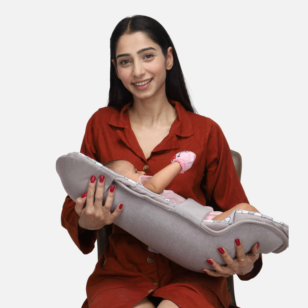 2-in-1 Infant Carrier | Feeding Pillow
